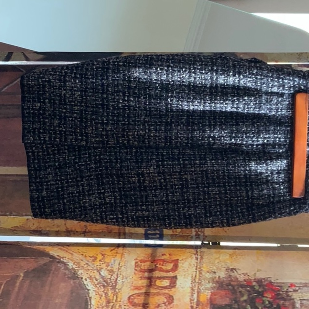Dolce & Gabbana Black and White wool skirt